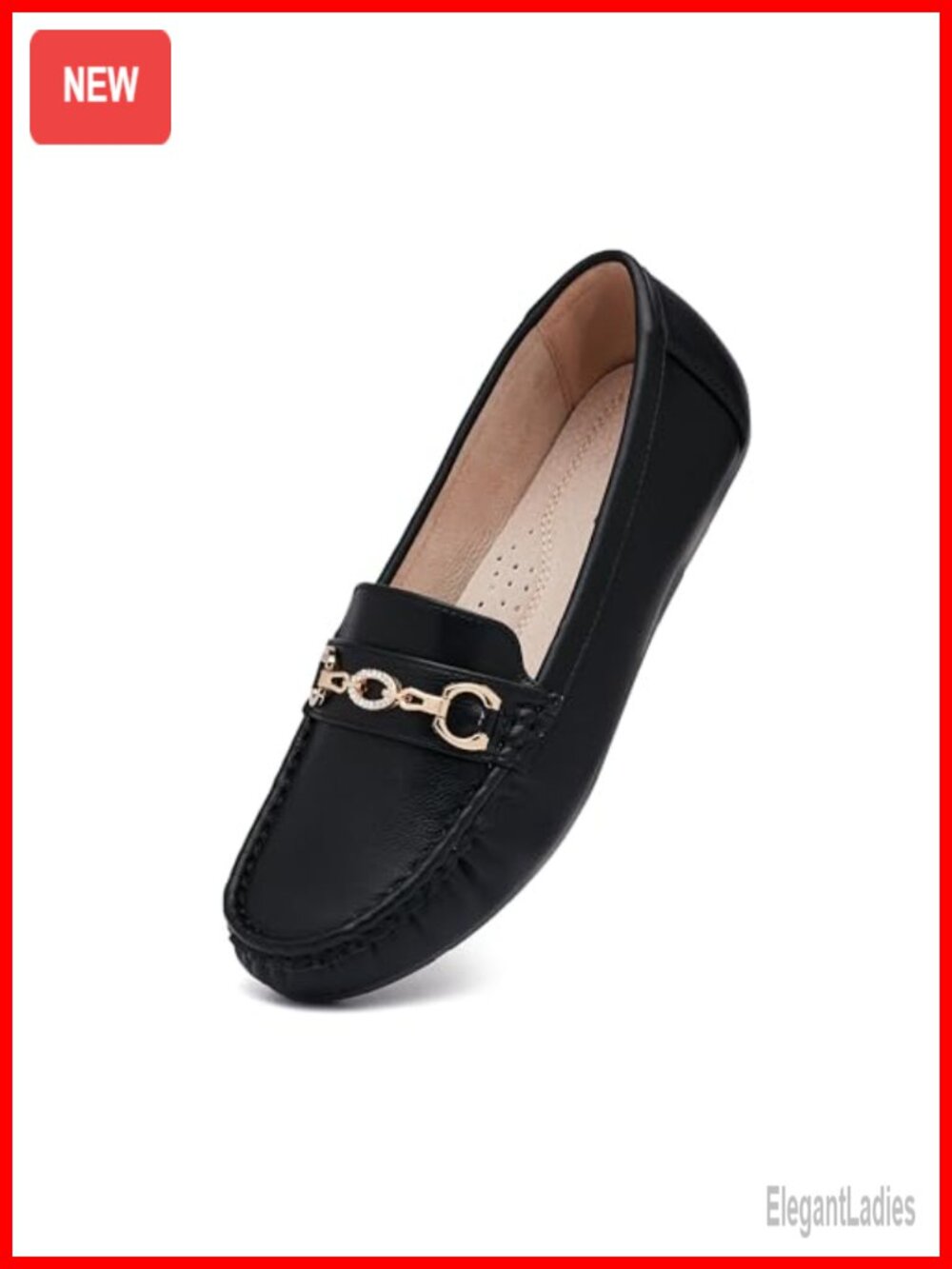 Women's Business Loafers Work Casual Flats Shoes Lightweight Penny PU Leather